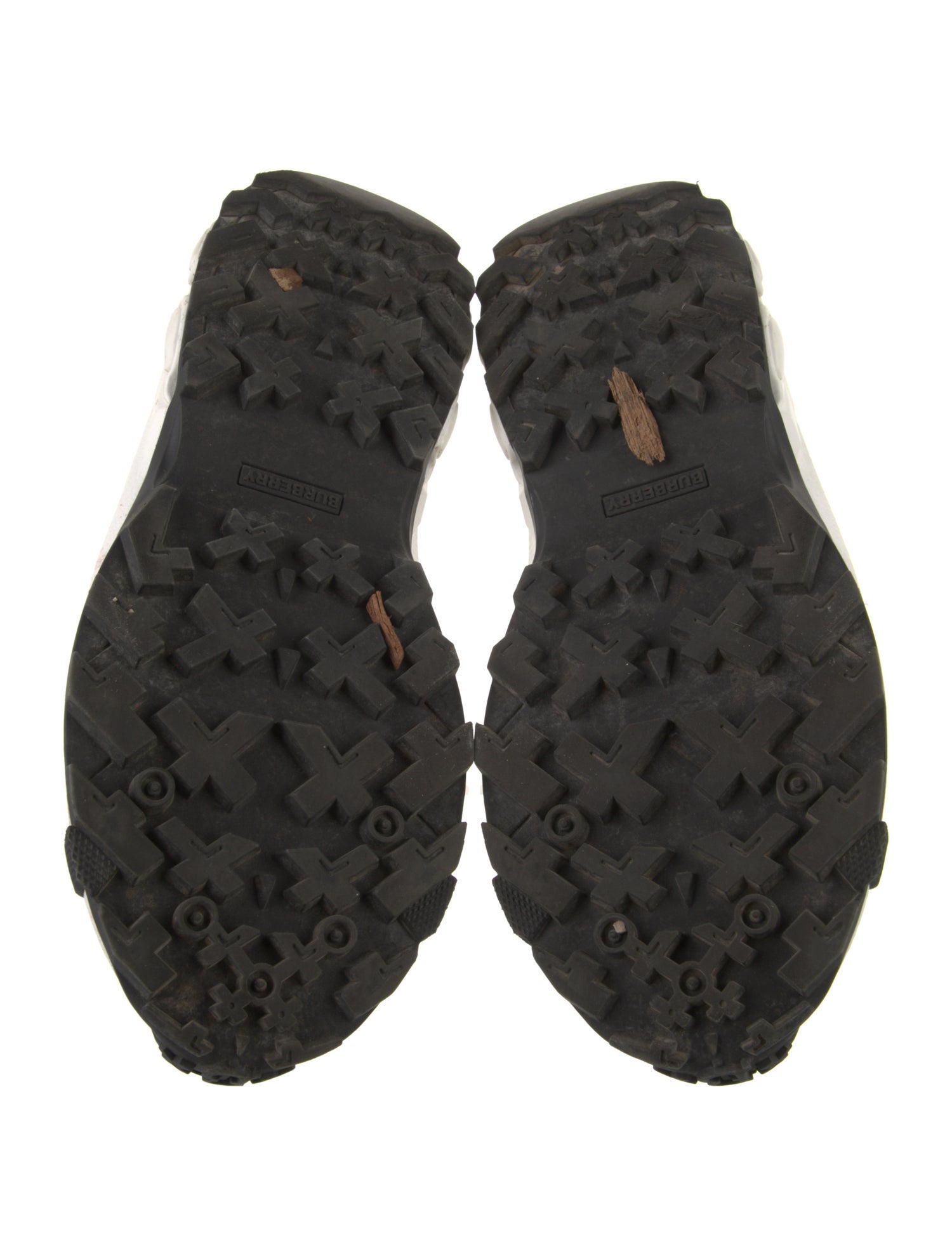 Burberry Leather Printed Sneakers